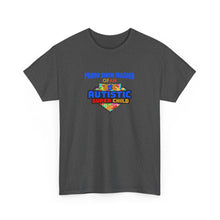 Load image into Gallery viewer, Proud Swim Teacher of An Autistic Super Child Tee | Unisex Heavy Cotton Tee, Autism Awareness Shirt, Gift for Swim Instructors, Family Reunion Gear, Comfortable [...]
