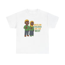 Load image into Gallery viewer, Muslim Children Tee, Unisex Cotton Shirt, Family Gatherings, Gifts for Kids, Ramadan Celebration, Cute Casual Wear
