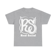 Load image into Gallery viewer, Real Social White writing
