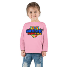 Load image into Gallery viewer, Autistic Super Child Toddler Long Sleeve Tee, Autism Awareness Shirt, Toddler Graphic Tee, Gifts for Special Needs, Cute Kid&#39;s Apparel
