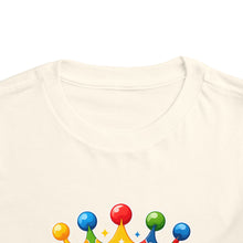 Load image into Gallery viewer, Toddler Autism Prince Tee - Cute Short Sleeve Shirt for Kids, Perfect for Birthdays, Celebrations, and Autism Awareness Events
