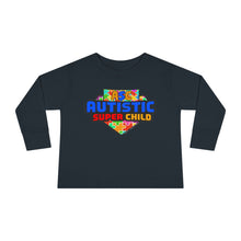 Load image into Gallery viewer, Autistic Super Child Toddler Long Sleeve Tee, Autism Awareness Shirt, Toddler Graphic Tee, Gifts for Special Needs, Cute Kid&#39;s Apparel
