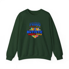 Load image into Gallery viewer, Proud Parent Sweatshirt - Unisex Heavy Blend™ Crewneck, Autism Awareness Gift, Super Child Pride, Family Celebrations, Casual Everyday Wear
