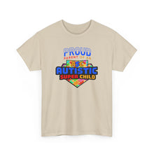 Load image into Gallery viewer, Proud Parent of an Autistic Super Child Tee, Autism Awareness Apparel, Unisex T-Shirt, Gift for Parents, Supportive Parent Shirt, [...]
