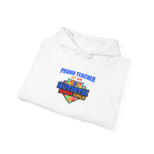 Load image into Gallery viewer, Proud Teacher of an Autistic Super Child Hoodie - Unisex Heavy Blend™ Hooded Sweatshirt, Gift for Educators, Back to School, Teacher Appreciation, Cozy Classroom Wear
