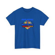 Load image into Gallery viewer, Proud Brother of an Autistic Super Child Tee, Gifts for Siblings, Autism Awareness Shirt, Family Matching Tee, Supportive Statement T-Shirt
