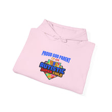 Load image into Gallery viewer, Proud God Parent of An Autistic Super Child Hoodie, Unisex Sweatshirt for Autism Awareness, Gift for Parents, Superhero Child Apparel, Supportive Parent Wear
