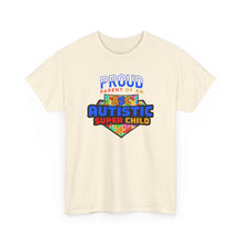 Load image into Gallery viewer, Proud Parent of an Autistic Super Child Tee, Autism Awareness Apparel, Unisex T-Shirt, Gift for Parents, Supportive Parent Shirt, [...]
