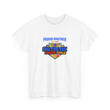 Load image into Gallery viewer, Proud Brother of an Autistic Super Child Tee, Gifts for Siblings, Autism Awareness Shirt, Family Matching Tee, Supportive Statement T-Shirt
