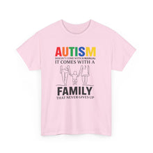 Load image into Gallery viewer, Autism Awareness Tee, Family Support Shirt, Unisex Heavy Cotton Tee, Gift for Family, Special Needs Advocate Apparel
