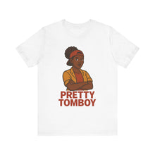 Load image into Gallery viewer, Pretty Tomboy Unisex Jersey Tee, Casual Wear, Graphic Tee, Birthday Gift, Everyday Style, Youth Fashion, Summer Essential
