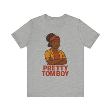 Load image into Gallery viewer, Pretty Tomboy Unisex Jersey Tee, Casual Wear, Graphic Tee, Birthday Gift, Everyday Style, Youth Fashion, Summer Essential
