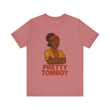 Load image into Gallery viewer, Pretty Tomboy Unisex Jersey Tee, Casual Wear, Graphic Tee, Birthday Gift, Everyday Style, Youth Fashion, Summer Essential

