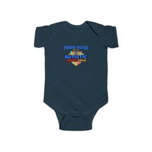Load image into Gallery viewer, Proud Sister Infant Bodysuit - Cute, Comfortable Baby Tee, Gift for New Parents, Autism Awareness, Baby Shower Gift, Family [...]
