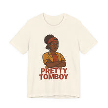 Load image into Gallery viewer, Pretty Tomboy Unisex Jersey Tee, Casual Wear, Graphic Tee, Birthday Gift, Everyday Style, Youth Fashion, Summer Essential

