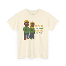 Load image into Gallery viewer, Muslim Children Tee, Unisex Cotton Shirt, Family Gatherings, Gifts for Kids, Ramadan Celebration, Cute Casual Wear

