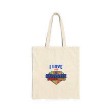 Load image into Gallery viewer, Autistic Super Child Tote Bag, Eco-friendly Shopping Bag, Gift for Parents, Awareness Bag, Reusable Canvas
