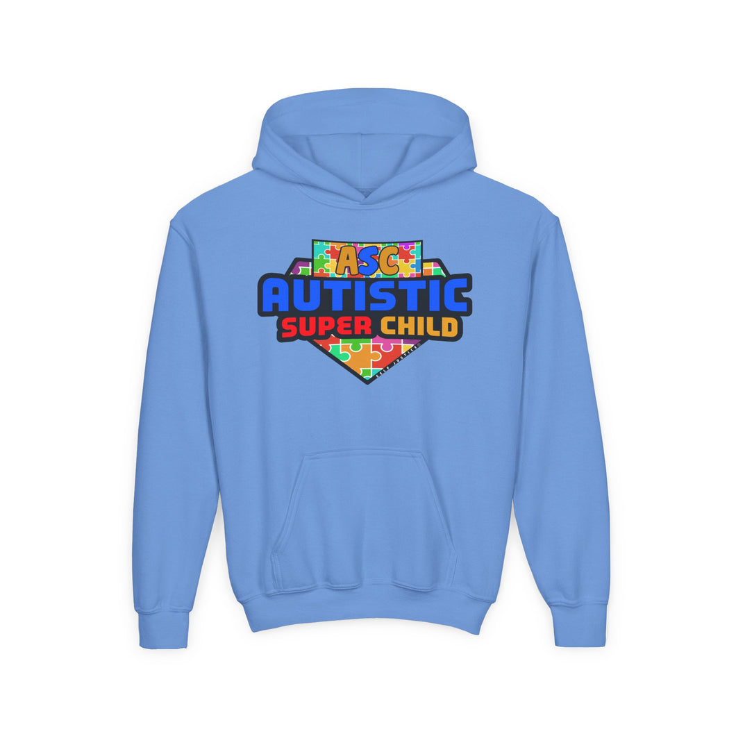 Autistic Super Child Hoodie, Positive Phrases Sweatshirt for Kids, Special Needs Gift, Awareness Apparel, Comfortable Youth Clothing
