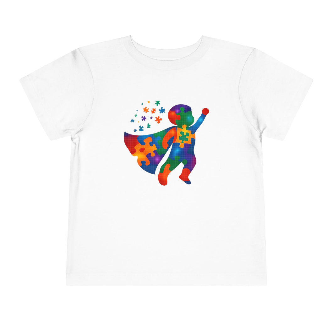 Autistic Super Child Toddler Short Sleeve Tee