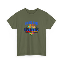 Load image into Gallery viewer, Proud Aunt of Autistic Super Child Unisex Heavy Cotton Tee, Autism Awareness Gift, Family Pride Shirt, Supportive Graphic Tee, Thoughtful Present for Aunts
