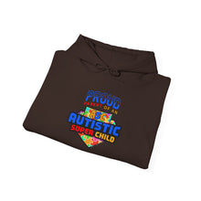 Load image into Gallery viewer, Proud PARENT Autistic Super Child Hoodie, Autism Awareness, Gift for Parents, Unisex Sweatshirt, Cozy Casual Wear, Comfortable Layering
