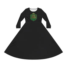 Load image into Gallery viewer, Crown No Hatin’ On This Muslimah Allowed  Pink Long Sleeve Dance Dress, Perfect for Festivals, Casual Wear, Unique Gift Idea
