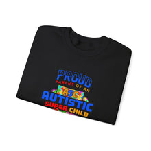Load image into Gallery viewer, Proud Parent Sweatshirt - Unisex Heavy Blend™ Crewneck, Autism Awareness Gift, Super Child Pride, Family Celebrations, Casual Everyday Wear
