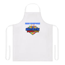 Load image into Gallery viewer, Proud Grandparent of Autistic Super Child Apron, Custom Cooking Gift for Autism Awareness, Family Gathering Essential, Supportive Kitchenware, Colorful Apron [...]
