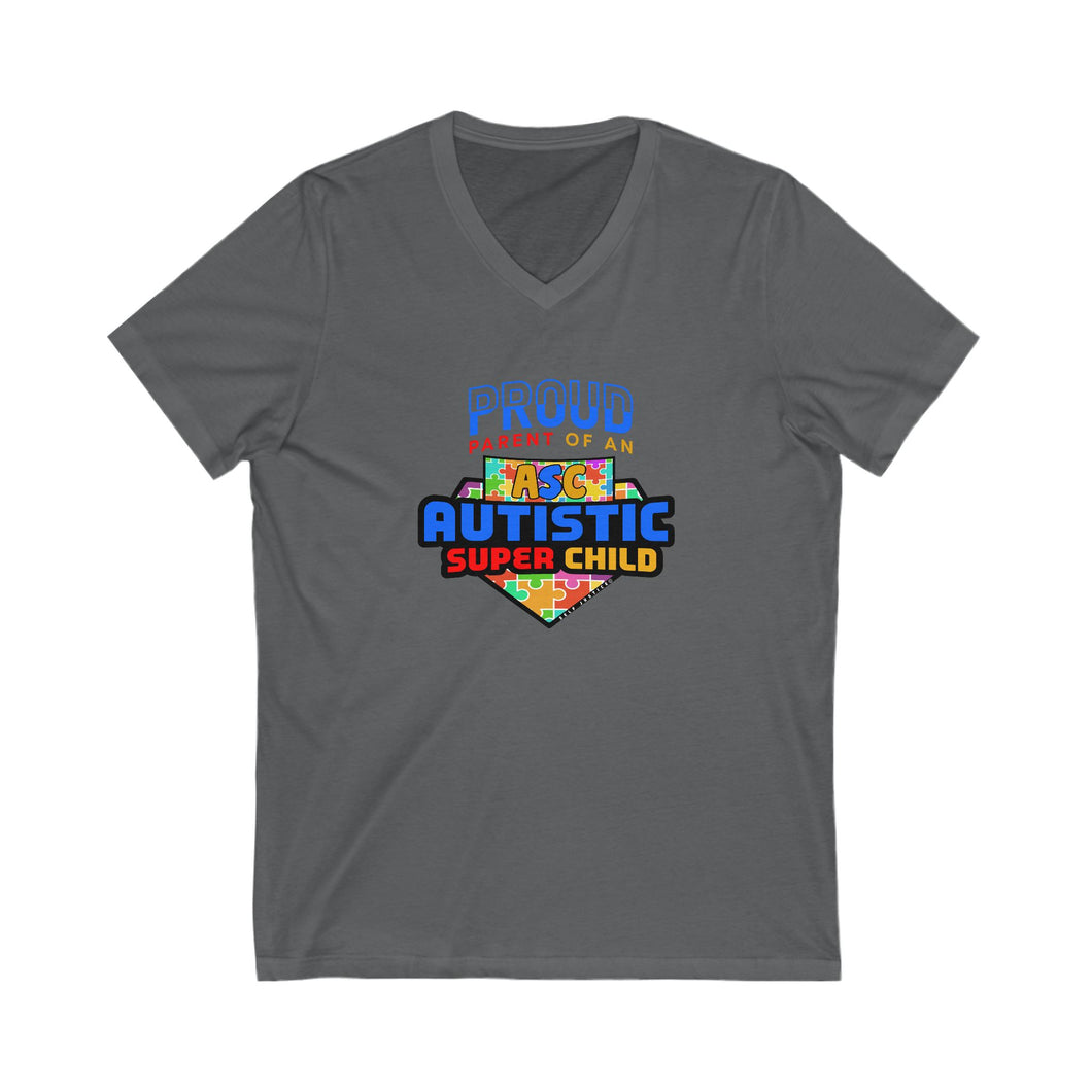 Proud Parent of an Autistic Super Child V-Neck Tee, Unisex Graphic Shirt, Special Needs Awareness, Parenting Support Tee, Autistic [...]