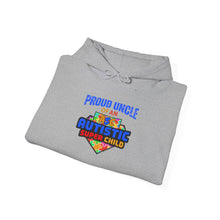 Load image into Gallery viewer, Proud Uncle Autistic Support Hoodie, Unisex Sweatshirt, Autism Awareness Gift, Family Celebration Apparel, Supportive Hoodie
