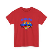 Load image into Gallery viewer, Proud Aunt of Autistic Super Child Unisex Heavy Cotton Tee, Autism Awareness Gift, Family Pride Shirt, Supportive Graphic Tee, Thoughtful Present for Aunts
