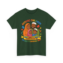 Load image into Gallery viewer, Muslim Autism Family Unisex Heavy Cotton Tee
