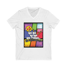 Load image into Gallery viewer, Unisex Jersey Short Sleeve V-Neck Tee
