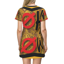 Load image into Gallery viewer, All Over Print T-Shirt Dress
