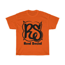 Load image into Gallery viewer, Real Social shirt Black writing
