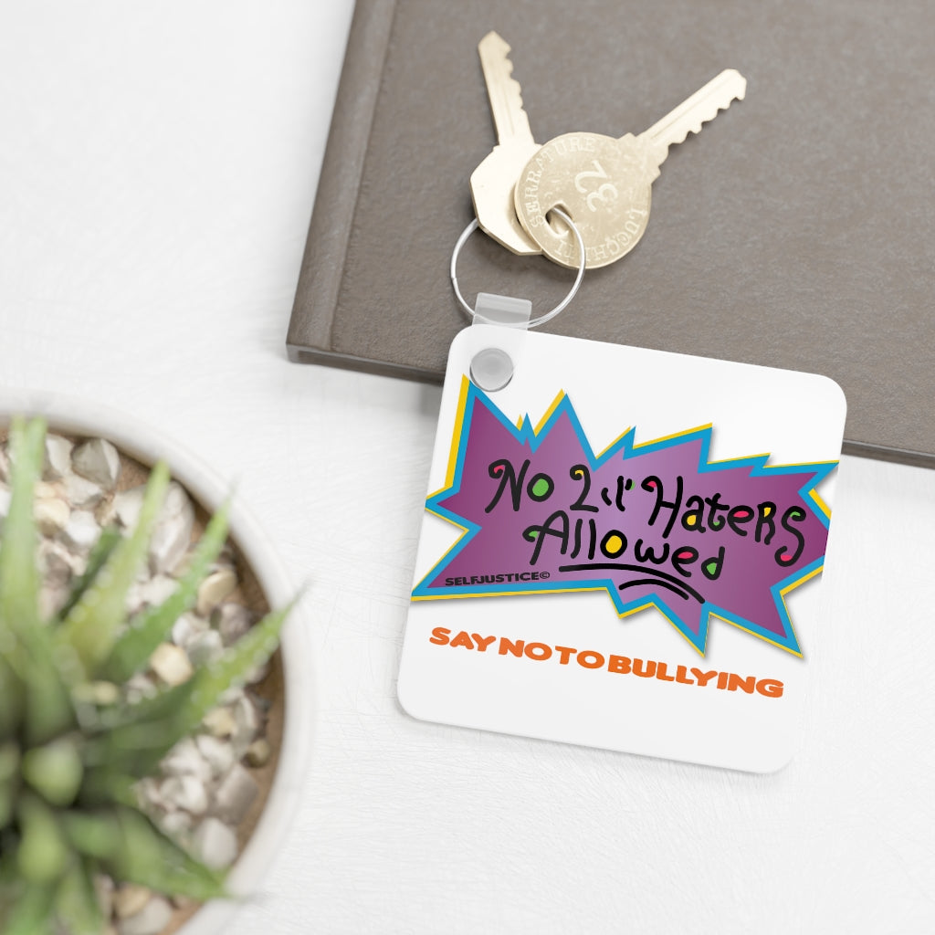 Square Photo Keyring