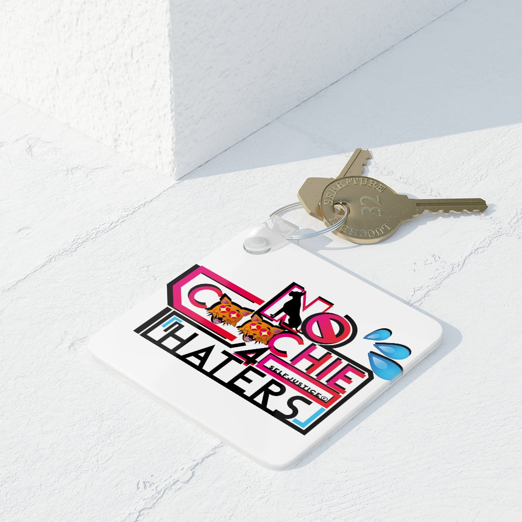 Square Photo Keyring